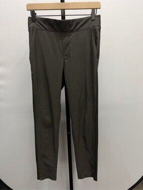 Athleta Brooklyn Ankle Pants in Grey/Green
